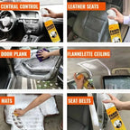 Multi-Purpose Foam Cleaner Spray | Automotive & Home Interior Cleaning Agent
