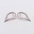For MG ZS 2017 - 2021 2022 Accessories Trophy Ev Luxury Car Steering Wheel Frame Decoration Cover Trim Stainless Steel