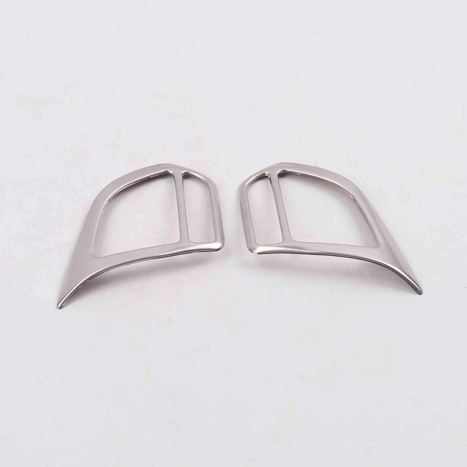 For MG ZS 2017 - 2021 2022 Accessories Trophy Ev Luxury Car Steering Wheel Frame Decoration Cover Trim Stainless Steel