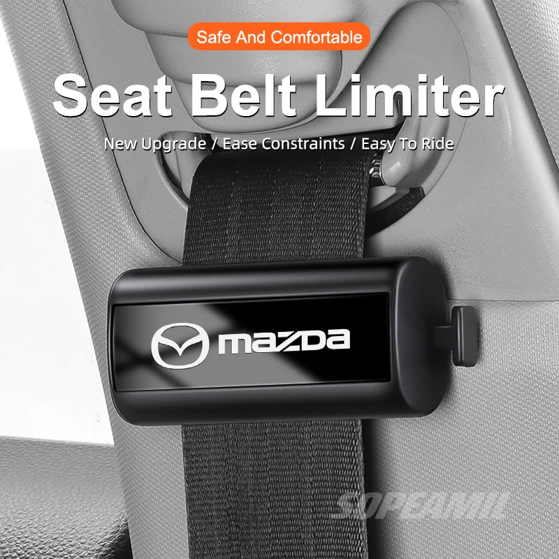 Car Safety Belt Fixator Clamp Seat belt clip limiting stopper Mazda 3 5 6 Axela Atenza Demio MX5 BT50 CX30 CX3 CX5 CX7 CX8 CX9