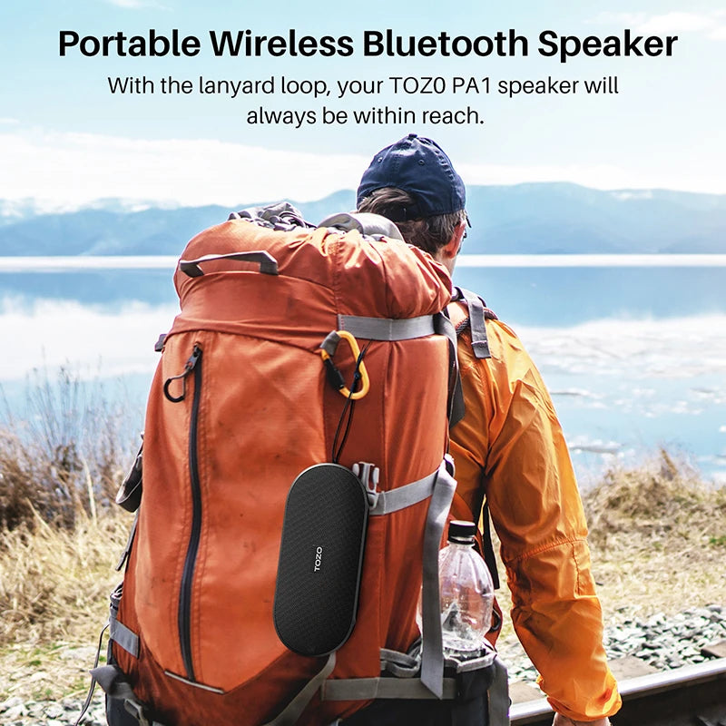 Refurbished TOZO PA1 Bluetooth Speaker - 20W Stereo, IPX7 Waterproof | AlluCanFind