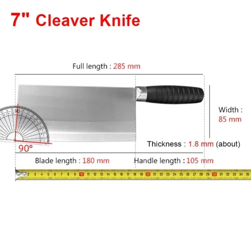 Kitchen Knives Chef Slicing Meat Cleaver Chopping Vegetables Fruit Fish Filleting Knife Barbecue Boning Knife Hand Forged Blade