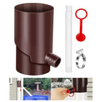 Water Collection Barrel UV Resistant Rainwater Collector Kit Portable Rain Barrels To Collect Rainwater From Gutter For Car