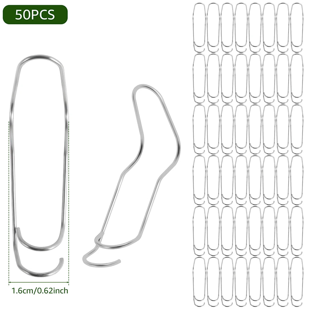 50Pcs Plant Trellis Connecting Buckles Climbing Pipe Support Fixing Tool Reusable Fixing Clamp for Garden Plant Connector