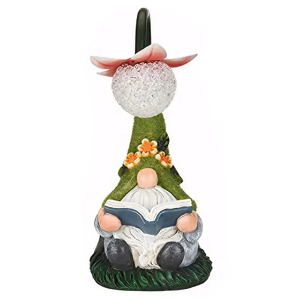Gnome Garden Statues Fairy Garden Gnomes Decor Faceless Dwarf Doll Resin Statue Collection Outdoor Garden Decor Ornaments