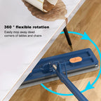 Flat Squeeze Mop with Folding Bucket Hand Free Washing Microfiber Replacement Pad Automatic Spin mops floor house cleaning