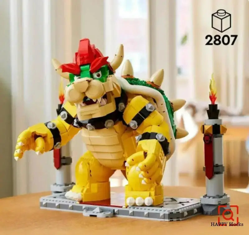2807pcs Popular Games Super Mighty Bowser Boss Castle Showdown Model 71411-MOC Blocks Birthday Gifts