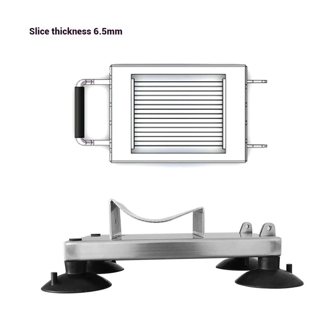 6.5/13 mm Thickness Manual Stainless Steel Vegetable Slicer Kitchen Potato Carrot Onion Manual Fruit New Multi-Function Slicer