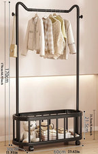 Household Clothes Hanger Floor-standing Bedroom Simple Clothes Hanger Clothes Rack Popular Coat Rack Clothes Hanger Storage