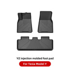 YZ For Tesla Floor Mats Model 3 Y 2021-2024 Car Four Seasons Waterproof Non-slip Floor Mat NEW  TPE Special Car Accessories