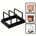 3-in-1 Kitchen Organizer Rack:Space-Saving Drying Storage Tray for Pots,Pans,Lids & Cutting Boards- Durable Countertop Organizer