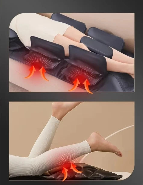 Full Body Heated Massage Mat with Airbag & Vibration for Neck & Lumbar