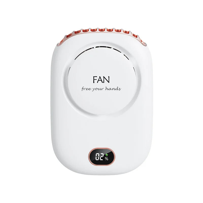 New Cross Border Lazy Neck Fan Bladeless USB Charging Mini Fan with Po