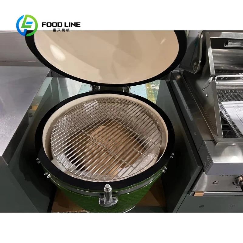 Customized Contemporary Stainless Steel Modular Outdoor Kitchen Cabinets Weather Resistant for Patio Backyard Cooking Area
