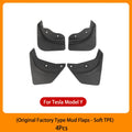 TPE Soft Mud Flaps for Tesla Model3 Highland 2024 Model Y 2024-2021 Mudflaps Splash Guards Mudguards Front Rear Fender Protector