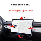 New Reliable for Tesla Screen Rotation Bracket Model 3 Y Accessories GPS Navigation Rotating Holder 4-Direction Swivel Mount Kit