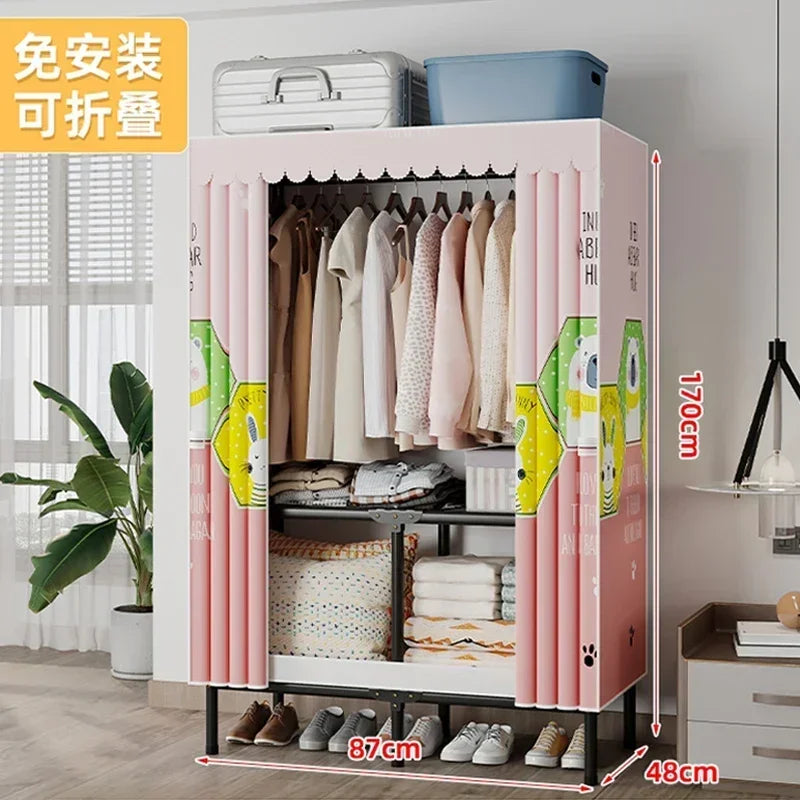Storage Locker Dressers Folding Portable Cabinets Living Room Garden Furniture Set Clothes Closet Wardrobe Organizers Versatile