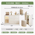 Minimal Bedroom Dresser Drawers Green Desings Modern Wooden Dressing Table Makeup Mirror Women Comoda Pra Quarto Salon Furniture