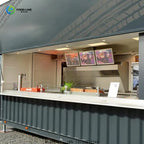 Customized Food Trailer Container Restaurant 20ft Container Restaurant with Kitchen