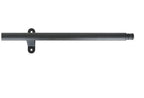 DIYHD 300cm Black Sliding Library Ladder Hardware Rolling Full Set Track Kit(No Ladder), Floor Roller with Brake