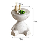 Nordic Designer Side Table B&B Small Round Table Creative Small Coffee Table Ins Internet Celebrity Cream Style Sofa Side Table