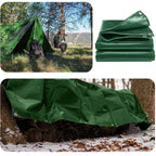 PVC Tarpaulin Rainproof Cloth Shade Sails 400g/㎡ Tent Garden Plant Canopy Truck Canopy Outdoor Waterproof Shading Sail Sunshade