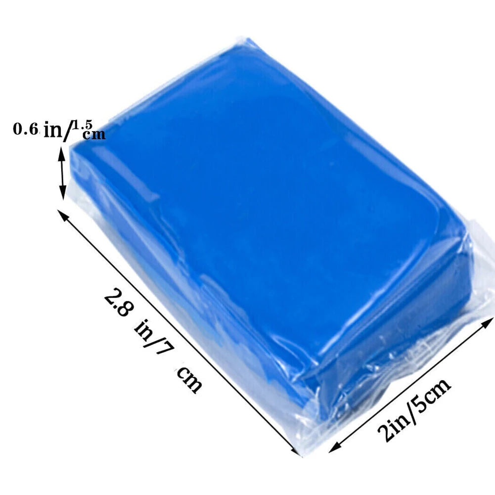 5Pcs Vehicle Detailing Magic Cleaning Mud Blue Car Cleaning Clay Bar Auto Detailing Cleaner Car Magic Clay Bar