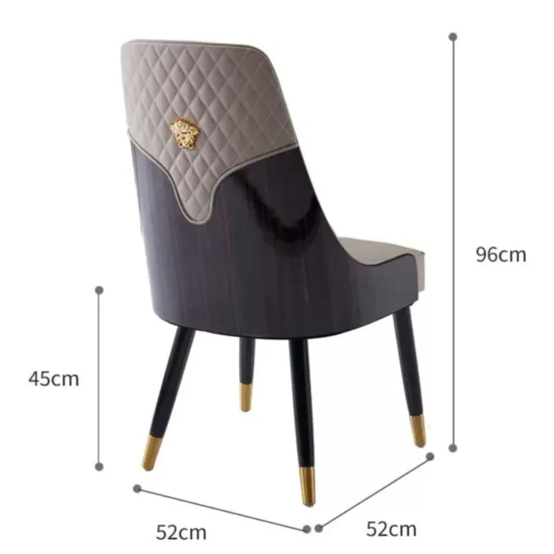 Comfortable Modern Dining Chairs Relaxing Kitchen Single Minimalist Dining Chair Waiting Room Lounge Dining Room Furniture