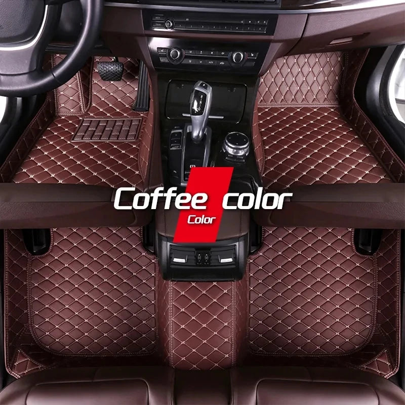 Car Floor Mats For Ford S-Max MK1 2006~2014 7seat Anti-dirt Pads Full Set Waterproof Floor Mat Non-slip Carpets Car Accessories