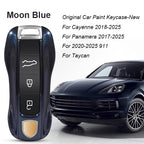 Key Case For Porsche Panamera Spyder Carrera Macan Boxster Cayman Cayenne 911 970 981 991 Smart Remote Key Case Fob Covers Bag