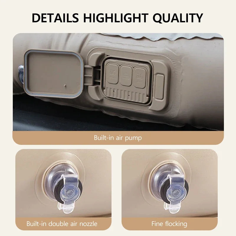 Tesla Model Y (2021-2025) Car Inflatable Mattress w/ Air Pump - Trunk Camping Air Bed