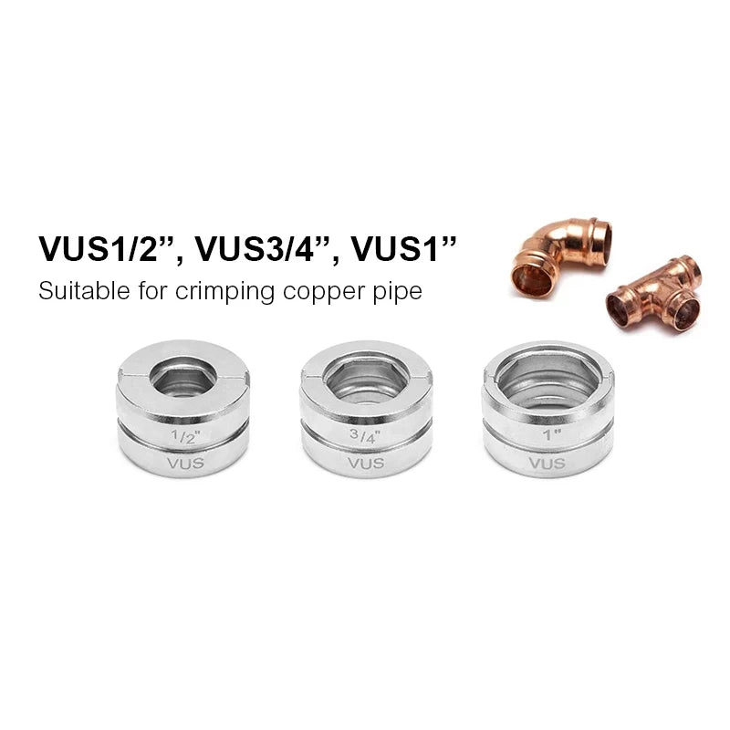 Hydraulic Pipe Crimping Jaw TH U Pipe  for Pex Fittings and V  M  VAU VUS  Pipe press moulds  for Cooper Cube