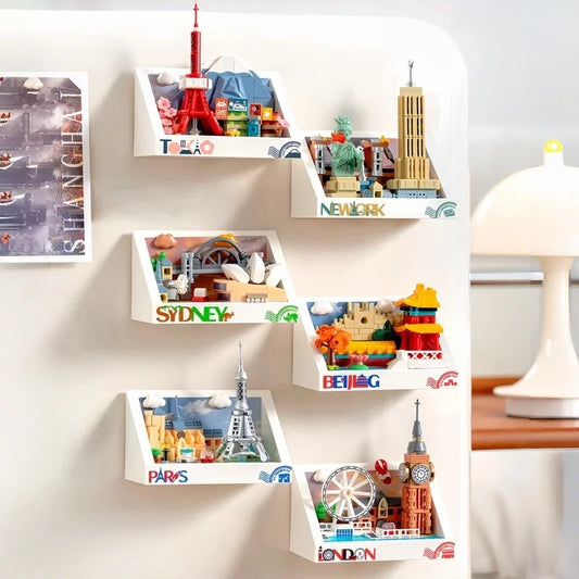 New York Magnetic Refrigerator Magnet Building Blocks Accessories London Landmark Building Paris Small Particle Model Toy Gift