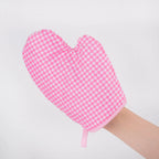 Play The Role Of A Family Dress Up In The Kitchen  Cook Set  Baked Checkered Apron  Toy
