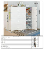 Shoe Rack Simple Home Entrance Indoor Good-Looking Storage Dustproof Dormitory Bedroom Rental House Plastic Shoe Cabinet