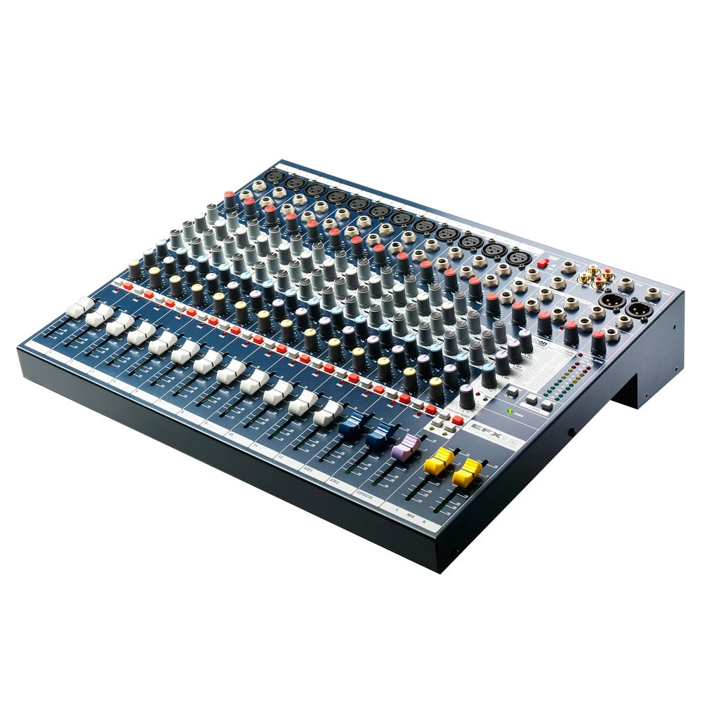 EFX12 EFX 12 Professional 12 Channel Audio Mixer sound Mixing console ingterface with Built-in 24-bit Lexicon Effects for Stage