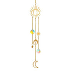 1PCS AB Suncatcher Hanging Sun Catcher with Chain Pendant Ornament Crystal Balls for Window Home Garden Christmas Party Decor