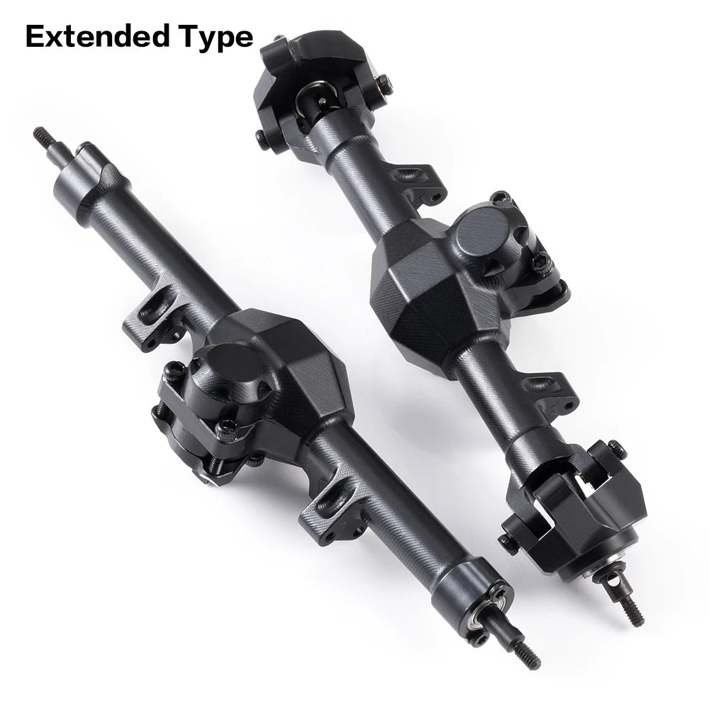 AXSPEED Front / Rear Aluminum Alloy Standard/Extended Portal Axle for Axial SCX24 1/24 RC Car Upgrade Accessories Parts