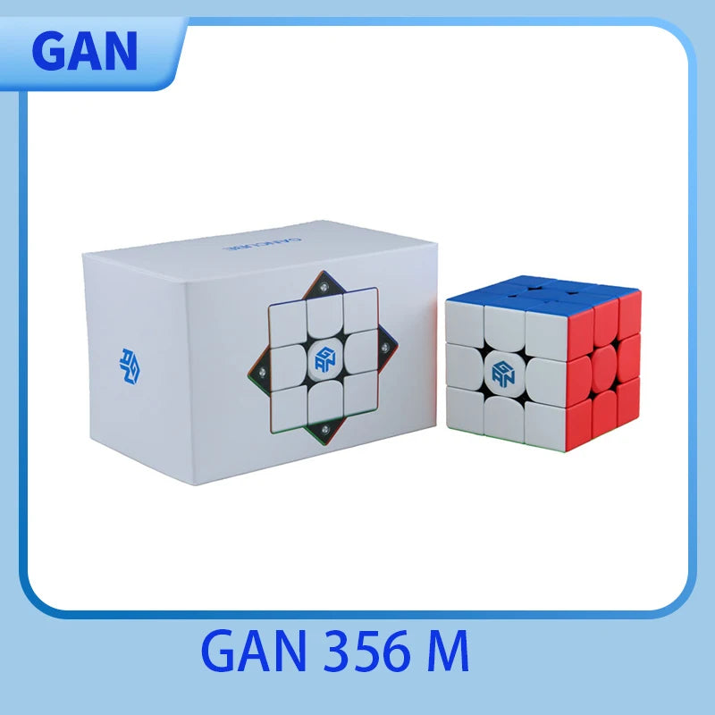 GAN 356 M UV 3x3 Magnetic Speed Cube - Stickerless Puzzle