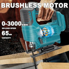 Cordless Electric Jig Saw Portable Jigsaw Multi-Function Woodworking Tools fit Makita 18V Battery(No Battery)