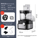 Commercial Electric Vegetable Cutter - Multi-function Dicing/Slicing/Grinding Machine for Restaurant Kitchen