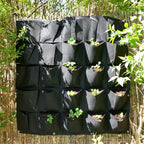 Black Green Wall Hanging Planting Bags Flower Pot Grow Bag Garden Planter Vertical Suculentas Plant Pot Home Decor Accessories
