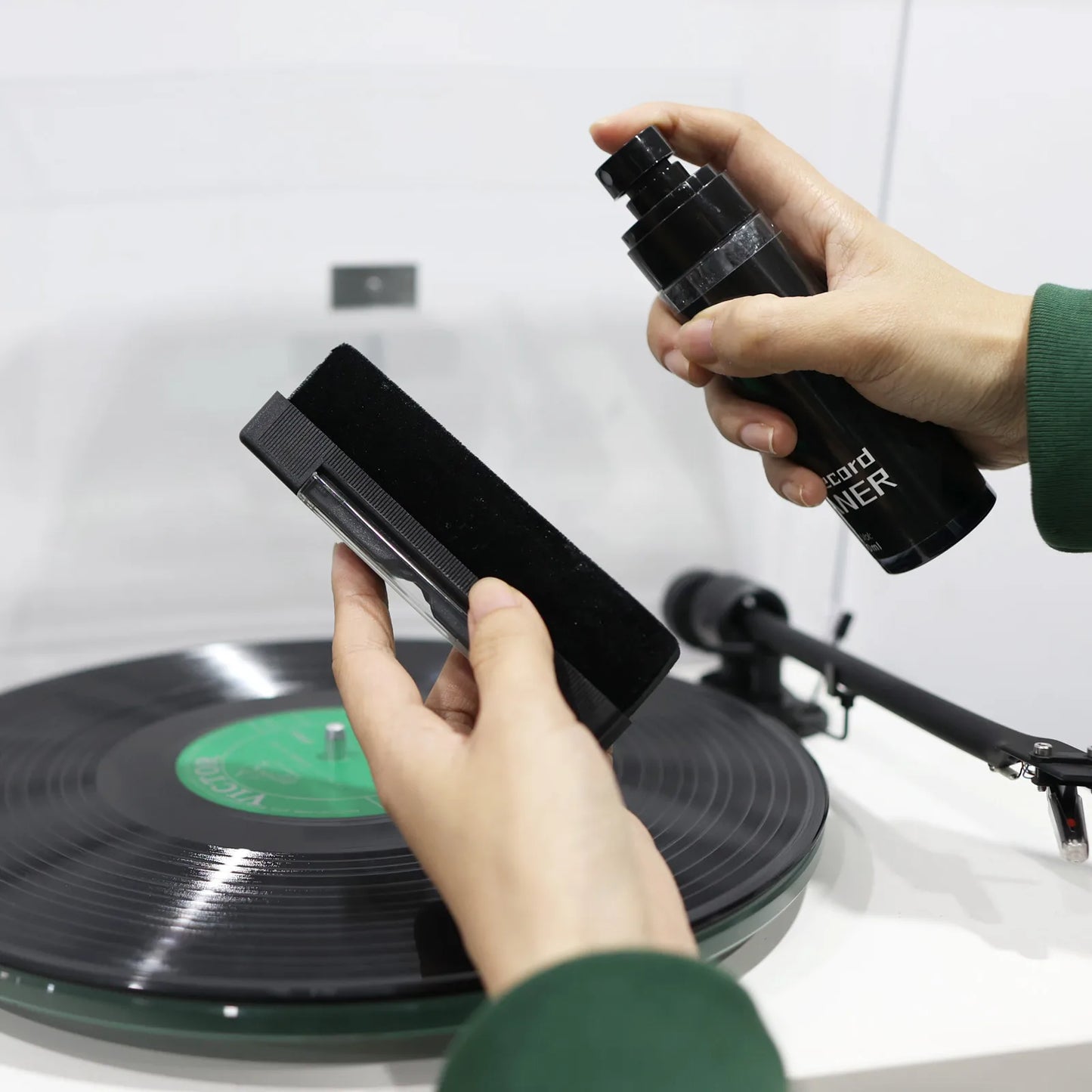 Hot Multi-Suit Anti-Static Record Cleaning Kit Dust Remover CD/LP Vinyl Phonograph Turntable Player Records Cleaning Accessories