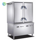 Customized Kitchen Electric Induction Rice Steamer Cabinet with Double Door & Large Capacity for Durable and Efficient Cooking