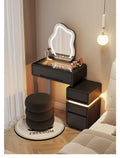 Small apartment dresser bedroom 60CM modern cream style master chest makeup table hairstyle bedroom Drawers for clothes luxury