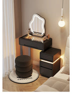 Small apartment dresser bedroom 60CM modern cream style master chest makeup table hairstyle bedroom Drawers for clothes luxury