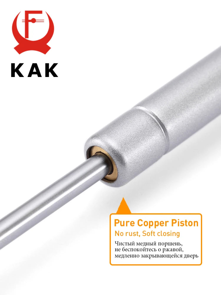 KAK 8pcs Kitchen Cabinets Gas Spring Hinges Soft Closing Furniture Gas Lift Hydraulic Hinges Lid Support Toybox Hardware 6-15KG