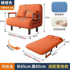 Modern folding sofa bed apartment small apartment simple single and double folding sofa with armrest