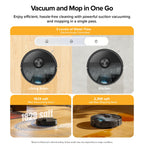 roborock Q7 TF+ Robot Vacuum Mop 10000Pa Suction Dual Anti-Tangle System for Pet Hair Carpet 7 Weeks Self-Emptying  Navigation