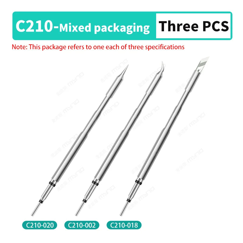 MYTO C210 Soldering Iron Handle And C210-002/020/018 Tips For JBC T210 Soldering Station Welding Nozzle